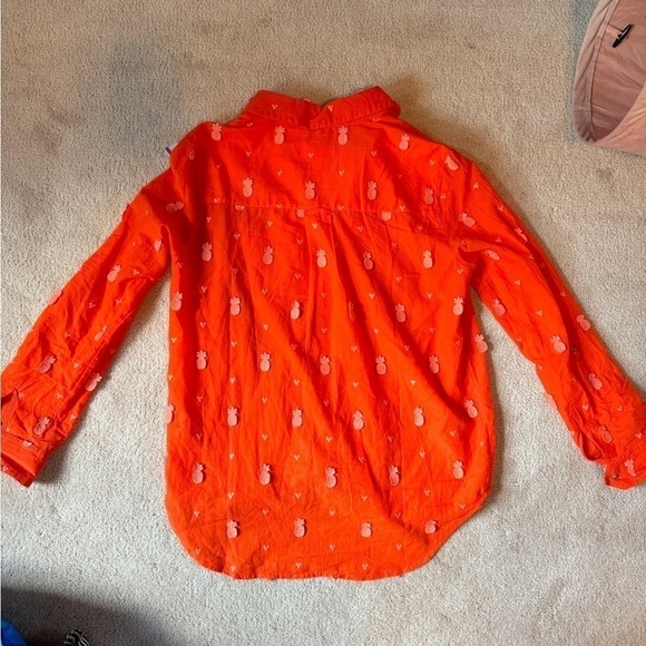 Anthropologie Maeve Classic Embroidered Buttondown size 10 EUC - Picture 5 of 6